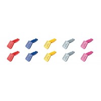 Клипса цветная Clip, 5 цветов Микс 1, 10 шт, для маркировки инструмента ColorCode KN-006110CV01