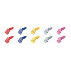 Клипса цветная Clip, 5 цветов Микс 1, 10 шт, для маркировки инструмента ColorCode KN-006110CV01
