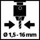 Станок сверлильный Einhell TC-BD 630/1, 630вт,250-2400/мин,патрон 16мм,МК2 (4520597)