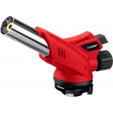 Горелка газовая ГМ-350 1300°C с пьезоподжигом на баллон с цанговым соединением ЗУБР 55553