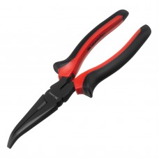 Длинногубцы изогнутые Black Nickel, 200 мм, двухкомпонентные рукоятки Matrix (17462)