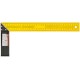 Угольник столярный желтый 350 мм (19384)