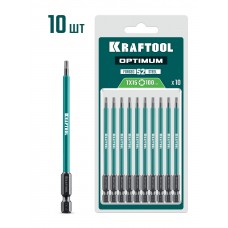 KRAFTOOL OPTIMUM TX 15, 100 мм, 10 шт, биты (26126-15-100-S10)