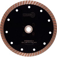 Диск алмазный Турбо с фланцем по граниту 150 x 1,6Е x 2,4 x 10Н x М14 KRUGO (RTB06AM14)