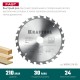 Пильный диск по дереву Fast, 210 х 30 мм, 24Т KRAFTOOL 36950-210-30