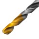 Сверло спиральное по металлу 7,0 x 109мм, Р6М5, Golden Tip, многогранная заточка Denzel (718280)