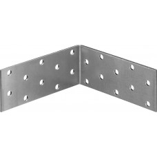 Равносторонний крепежный уголок 40 x 100 x 100 x 2 мм цинк ЗУБР УКР-2.0 310206-040-100