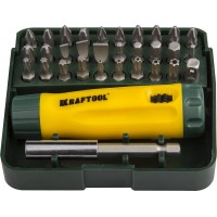 Отвертка реверсивная 32 предм. с насадками Kompakt-32 KRAFTOOL 26142-H32
