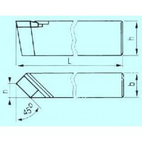 Резец проходной прямой 20х16х120 ВК8