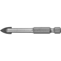 Сверло по стеклу и кафелю 8 мм, 2х кромка, HEX 1/4 ЗУБР 29840-08