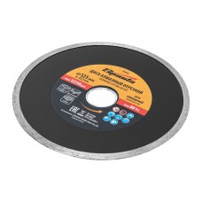 Диск алмазный, отрезной сплошной, 125 х 22.2 мм, мокрая резка Sparta (731415)
