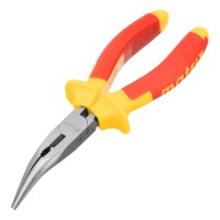 Длинногубцы изогнутые Insulated, 160 мм, двухкомпонентные рукоятки Matrix Professional (17472)