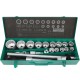 Набор торцевых головок 3/4 12 гр., 19-55 мм, 21 пр., GARWIN PRO, 643565-12
