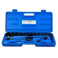 Набор головок торцевых, шестигранные, N2B оксидирование 6-32 мм