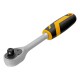 Ключ-трещотка 1/2, 90 зубьев, с быстрым сбросом, CrV Denzel