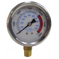 Манометр для гидравлических насосов; 1000 бар; 63 мм; 1/4