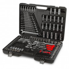 Набор ручных инструментов TECHNIC 216 предметов 1/2, 3/8, 1/4 RUNTEC RT-HT216T