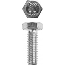 Болт M8 x 25 мм, кл. пр. 5.8, цинк, 5 кг, ГОСТ 7798-70 ЗУБР 303080-08-025