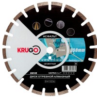 Диск алмазный для асфальта 350x25.4x40x3.2x12mm KRUGO (BAB14B)