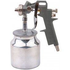 Краскопульт пневматический, алюминиевый нижний бачок 750 мл, 1.5 мм (81002)