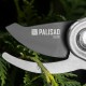 Секатор прямого реза, 205 мм, алюминиевые рукоятки в ПВХ-оболочке, LUXE Palisad (60463)