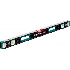 Сверхпрочный магнитный уровень A-RATE CONTROL, 800 мм, точность 0.3 мм/м, с зеркальным глазком KRAFTOOL 34988-80