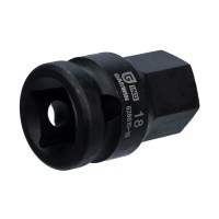 Головка торцевая ударная HEX 18 мм, 1/2