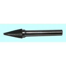 Борфреза тв.спл. конич. d10х20х6х65 28° спиральная насечка (М10 20М06) 