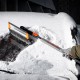 Щетка-сметка для снега со скребком и водосгоном, телескопическая, поворотная голова Stels (55299)