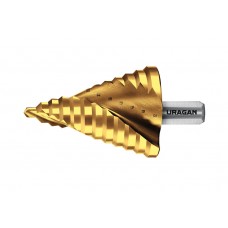 Сверло ступенчатое винтовая спираль URAGAN 6-52мм 12 ступеней 29658-6-52-12  