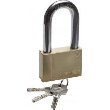 Замок навесной 70 мм, латунный корпус, удлиненная дужка ЗУБР 37299-70-1