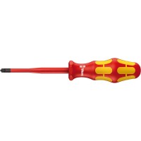 Отвёртка диэлектрическая PlusMinus 2 x 100 мм с узким концом VDE серия 165 iS PZ/S Wera WE-006466