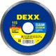Сплошной алмазный диск Clean Aqua Cut, 115 мм, (22.2 мм, 5 х 1.7 мм) DEXX 36703-115_z01