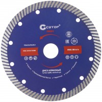 Диск отрезной алмазный сверхтонкий, супер-турбо, мелкий зуб CUTOP, 150 x 2.6 x 10 x 22.2 мм (65-15026)