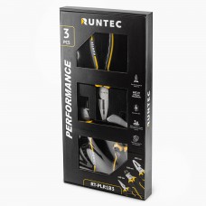 Набор шарнирно-губцевого инструмента , 3 предмета RUNTEC RT-PLR1B3