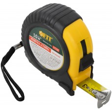 Рулетка Профи, прорезиненный корпус Стайл 10 м x 25 мм