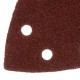 Треугольник абразивный на ворc. подложке под липучку, перф., P 60, 150х150х100 мм, 5 шт. Denzel (738587)