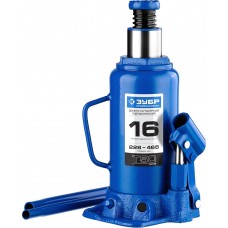 Домкрат гидравлический бутылочный 16 т 228-465 мм Профессионал ЗУБР 43060-16