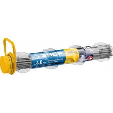 Электрод сварочный ЗОК-46 рутил-целлюлозный D 4.0 x 350 мм, 1.5 кг в ПВХ тубе ЗУБР Профессионал 40031-4.0