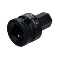 Головка торцевая ударная HEX 13 мм, 1/2