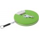 Рулетка, фибергласовая лента, зеленый пластиковый корпус 50 м