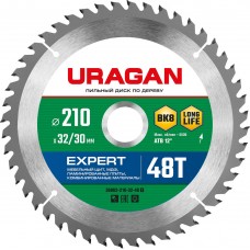 Диск пильный по дереву Expert URAGAN 210х32/30 мм 48Т 36802-210-32-48_z01  