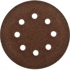 Круг шлифовальный Стандарт 125 мм, 8 отверстий, Р60, 5 шт ЗУБР 35350-125-060