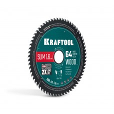 Диск пильный по дереву Slim wood cut, 190 х 30 x 1.6 мм, 64Т KRAFTOOL 36955-190-30-64