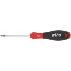 Отвертка SOFTFINISH, CrMo сталь, матовое хромирование PZ1 x 80 мм, WIHA, 53071