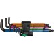 Г-образный ключ 3 x 123 мм с шаром Multicolour серия 950 SPKL Wera WE-022606
