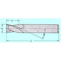 Фреза шпоночная d 2,0х 5х35 ц/х ВК8 цельная (dхв.=3мм)