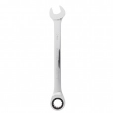 RUNTEC RT-WR24T120 Ключ комбинированный трещоточный RUNTEC CrV, 120 зубцов, 24 мм (RT-WR24T120)