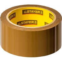Лента клейкая 48 мм, 60 м, 45 мкм, коричневая STAYER 1207-50