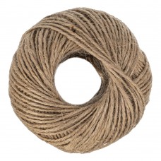 Шпагат джутовый, 1 мм, L 140 м, 2-ниточный, Сибртех (93875)